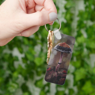 Der verwundete Pilz Schlüsselanhänger
