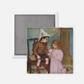 Der verwundete Ritter Magnet (Vorderseite/Rückseite)