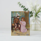 Der verwundete Ritter Postkarte (Stehend Vorderseite)