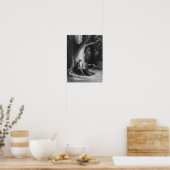 Der Verzauberer Merlin und die Fee Vivien Poster (Küche)