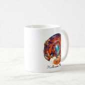Der verzaubernde 3D-Geist in Halloween Kaffeetasse (VorderseiteRechts)