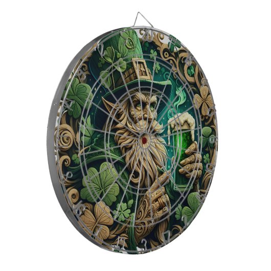 Der verzauberte Abend von Ale a Leprechauns Toast Dartscheibe (Vorderseite Links)