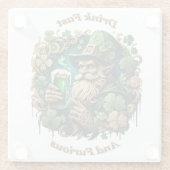 Der verzauberte Abend von Ale a Leprechauns Toast Glasuntersetzer (Rückseite)