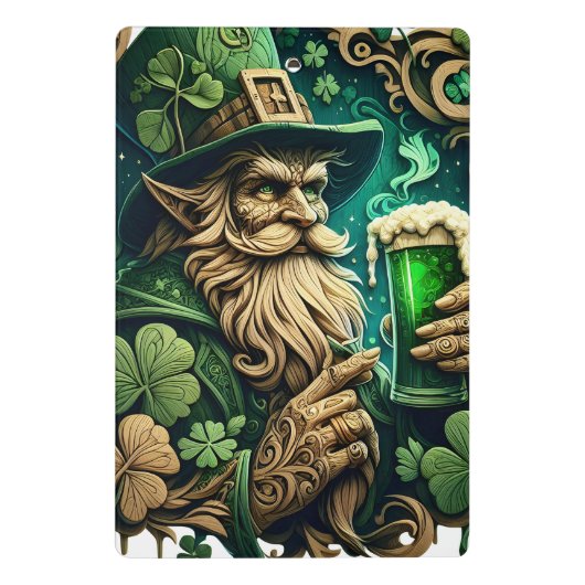 Der verzauberte Abend von Ale a Leprechauns Toast Mini Klemmbrett (Rückseite)