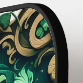 Der verzauberte Abend von Ale a Leprechauns Toast Pickleball Schläger (Linke Seite)