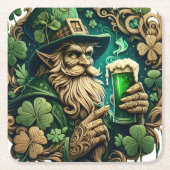Der verzauberte Abend von Ale a Leprechauns Toast Rechteckiger Pappuntersetzer (Vorderseite)