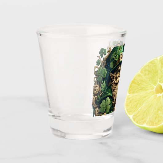 Der verzauberte Abend von Ale a Leprechauns Toast Schnapsglas (Links)