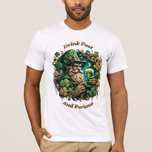 Der verzauberte Abend von Ale a Leprechauns Toast T-Shirt (Vorderseite)
