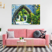 Der verzauberte Archäologische Garten Leinwanddruck (Insitu (Wohnzimmer))