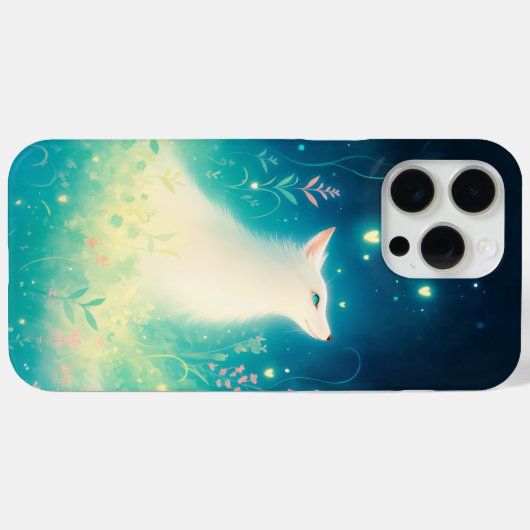 Der verzauberte Blick des weißen Fuchses Case-Mate iPhone Hülle (Rückseite (Horizontal))