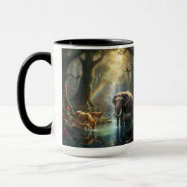 Der verzauberte Dschungeloase-Mug Tasse