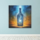 Der verzauberte Elixier des Kosmos Leinwanddruck (Insitu (Holzboden))