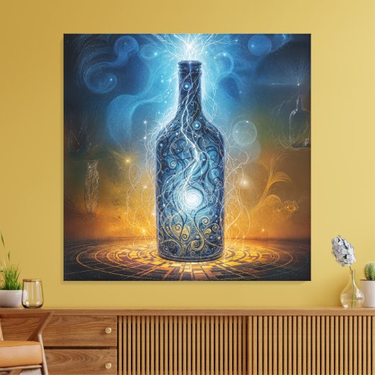 Der verzauberte Elixier des Kosmos Leinwanddruck (Insitu (Wohnzimmer))