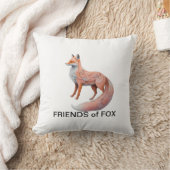 "Der verzauberte Ember-Fuchs" Kissen (Decke)