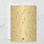 Der verzauberte Garten: Einladung zur Brautdusche (Rückseite)