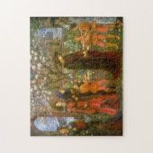 Der verzauberte Garten von Maria Spartali Stillman Puzzle (Vertikal)