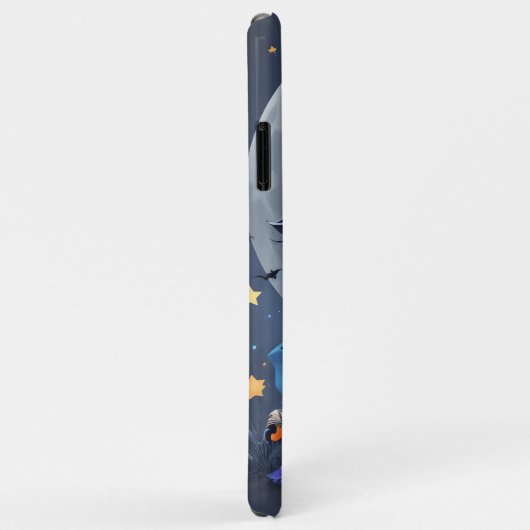 Der verzauberte Husky-Hund: Magische Halloween-Fre Case-Mate iPhone Hülle (Hinten/Rechts)