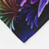 Der verzauberte lebendige Fluss Forest Dream Fleecedecke (Ecke)