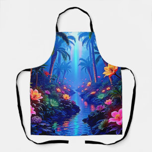 Der verzauberte lebendige Fluss Forest Dream Schürze