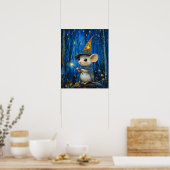 Der verzauberte Magier Maus Fantasy Art Poster (Küche)