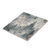 Der verzauberte Misty Forest mit dunklem Schloss - Fliese (Seite)