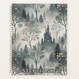 Der verzauberte Misty Forest mit dunklem Schloss - Planer