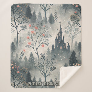 Der verzauberte Misty Forest mit dunklem Schloss - Sherpadecke