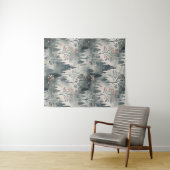 Der verzauberte Misty Forest mit dunklem Schloss - Wandteppich (Beispiel (Horizontal))