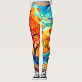 Der verzauberte Mondschein-Pfad Leggings