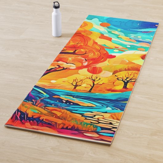 Der verzauberte Mondschein-Pfad Yogamatte (Beispiel)