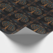 Der verzauberte Mosaikbaum Geschenkpapier (Ecke)