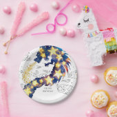 Der verzauberte mystische Drache zum Geburtstag Pappteller (Party)