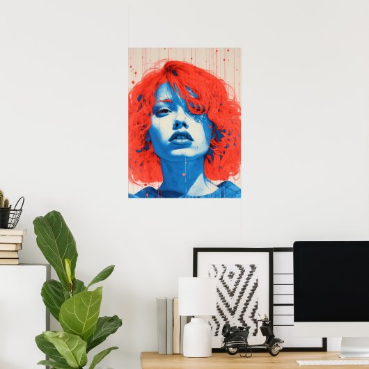 Der verzauberte Redhead Poster (Heimbüro)