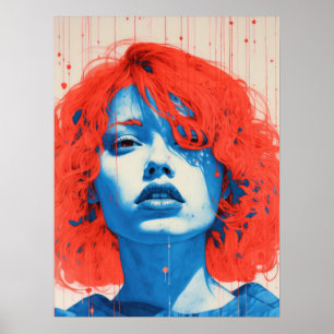 Der verzauberte Redhead Poster