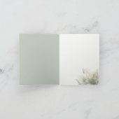 Der verzauberte Schmetterlingsgarten Dankeskarte (Innenseite)