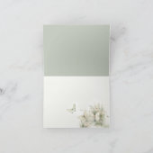 Der verzauberte Schmetterlingsgarten Dankeskarte (Innenseite)