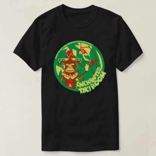 Der verzauberte Tiki-Saal (grün1 T-Shirt (Design vorne)