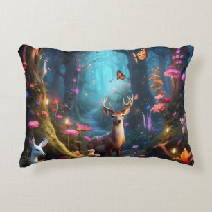 Der verzauberte Wald - eine mystische Oase Dekokissen