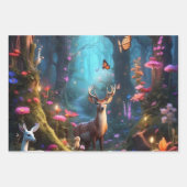 Der verzauberte Wald - eine mystische Oase Geschenkpapier Set (Vorderseite 3)