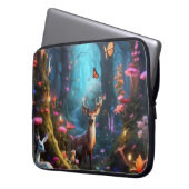 Der verzauberte Wald - eine mystische Oase Laptopschutzhülle (Vorderseite Links)