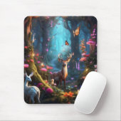 Der verzauberte Wald - eine mystische Oase Mousepad (Mit Mouse)
