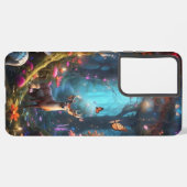 Der verzauberte Wald - eine mystische Oase Samsung Galaxy Hülle (Linke Seite)