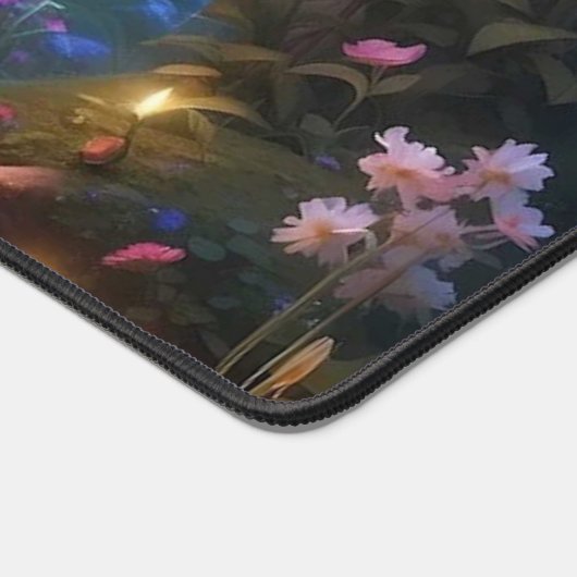 Der verzauberte Wald - eine mystische Oase Schreibtischunterlage (Ecke)