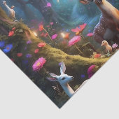 Der verzauberte Wald - eine mystische Oase Seidenpapier (Ausschnitt)