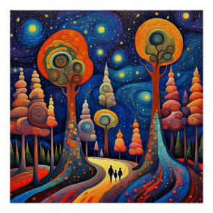 Der verzauberte Wald in Starlight Poster
