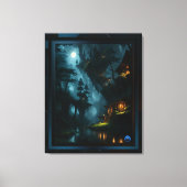 Der verzauberte Wald von Coi von Xzendor7 Leinwanddruck (Vorderseite)