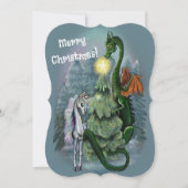 Der verzauberte Weihnachtsbaum lädt ein Einladung (Vorderseite)