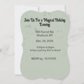 Der verzauberte Weihnachtsbaum lädt ein Einladung (Rückseite)