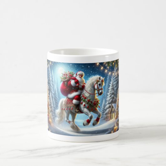 Der verzauberte Weihnachtsritt, Christmus-Tasse, T Kaffeetasse (Mittel)
