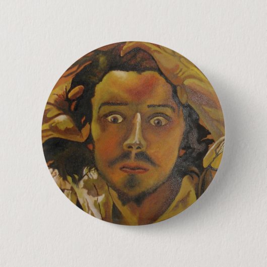 Der verzweifelte Mann Button (Vorderseite)